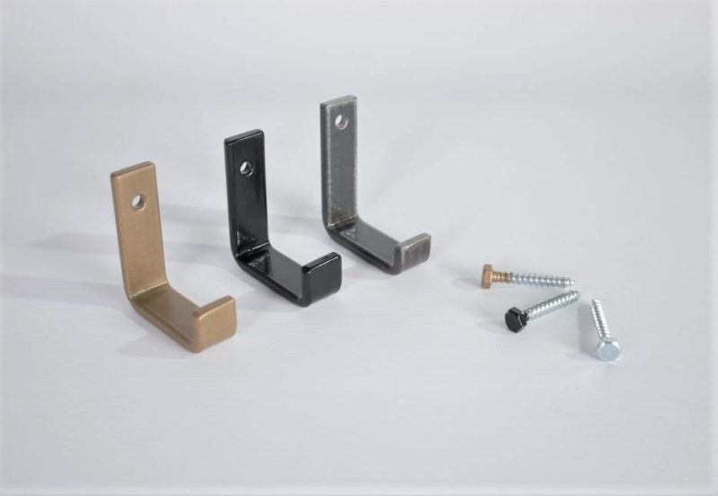 Industrial design steel single wall hooks