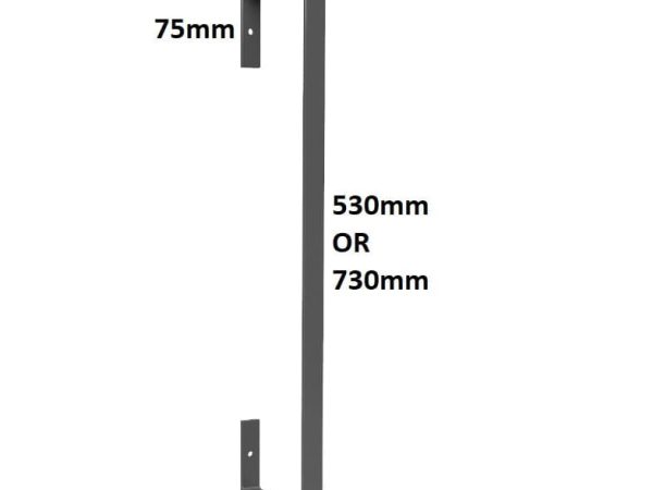 Industrial design steel wall mounted towel rack